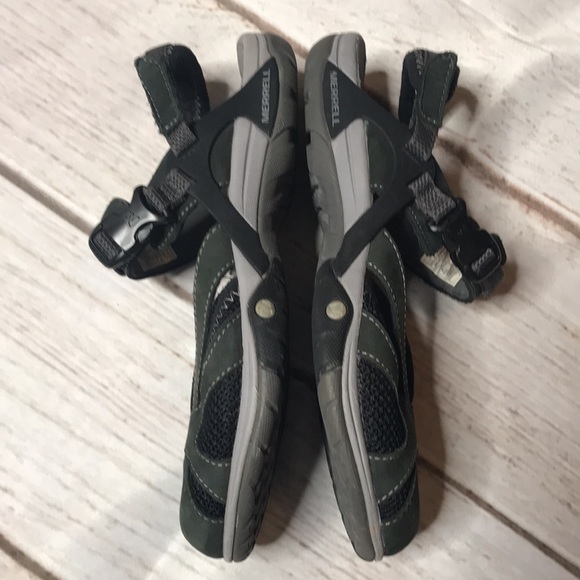 Merrell Azura Black Closed Toe Slingback Water Shoes Sandals Woman’s Size 7 - Picture 3 of 14